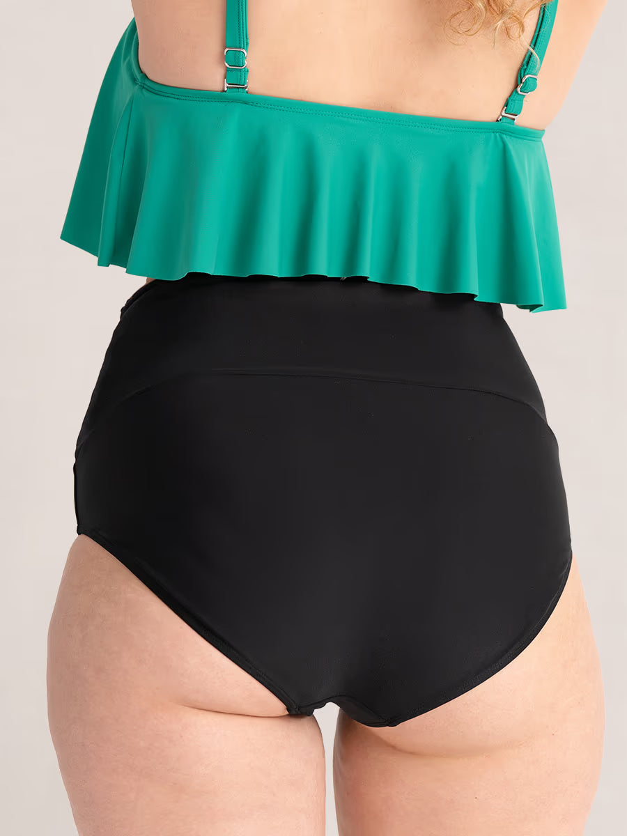 Bundle Shapermint Essentials - 1 Swim Bottom + 1 Ruffled Bikini Top