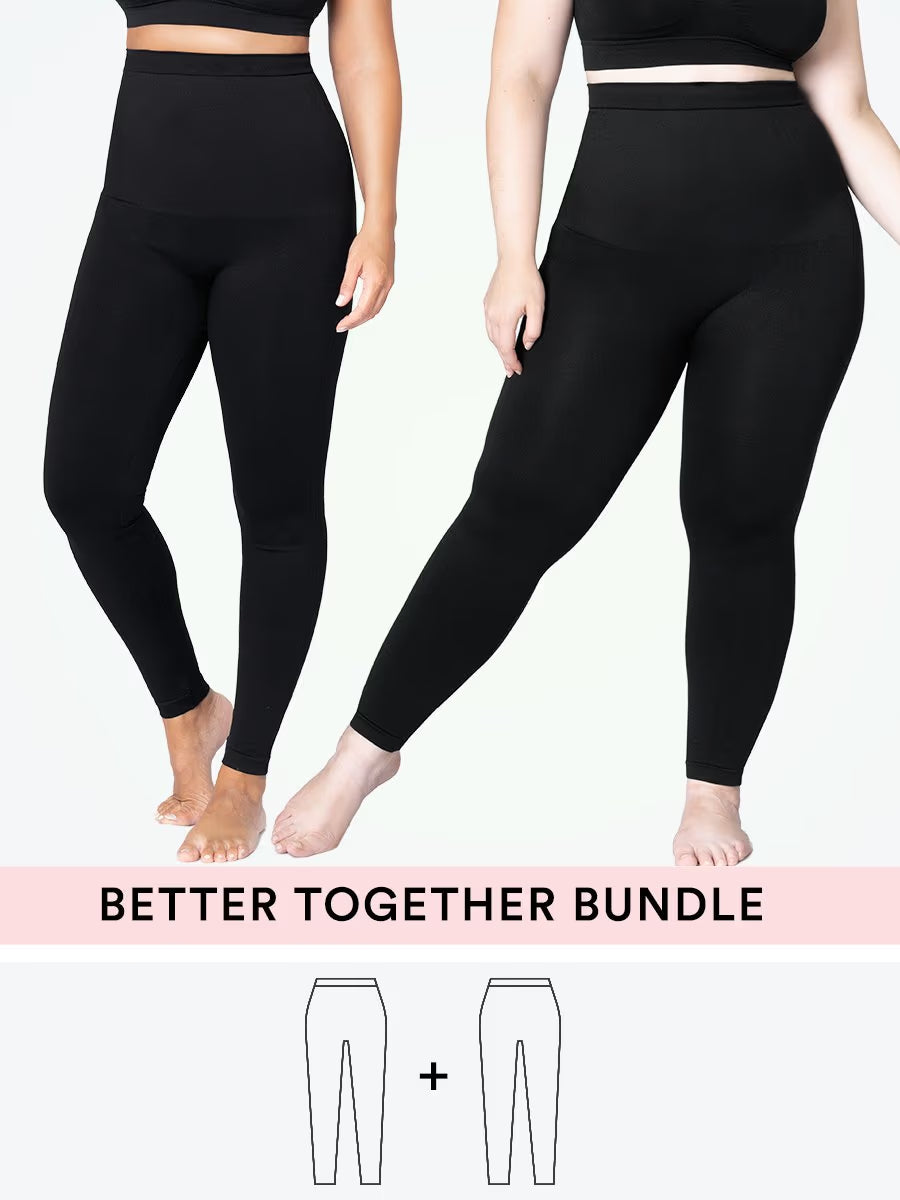 Shapermint Essentials 2-Pack High Waisted Shaping Leggings