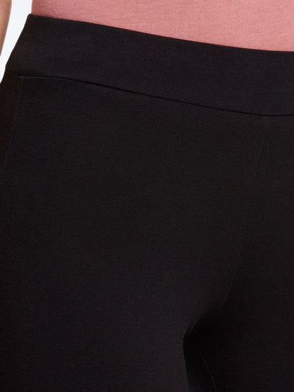 Hue® Wide Waistband Blackout Cotton Leggings - Plus