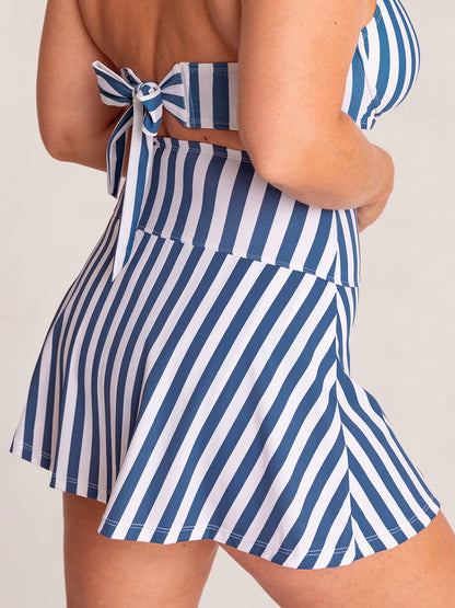 Bundle Shapermint Essentials - 1 Ruffled Bikini Top + 1 Swim Skirt