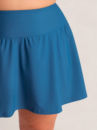 Bundle Shapermint Essentials - 1 Ruffled Bikini Top + 1 Swim Skirt