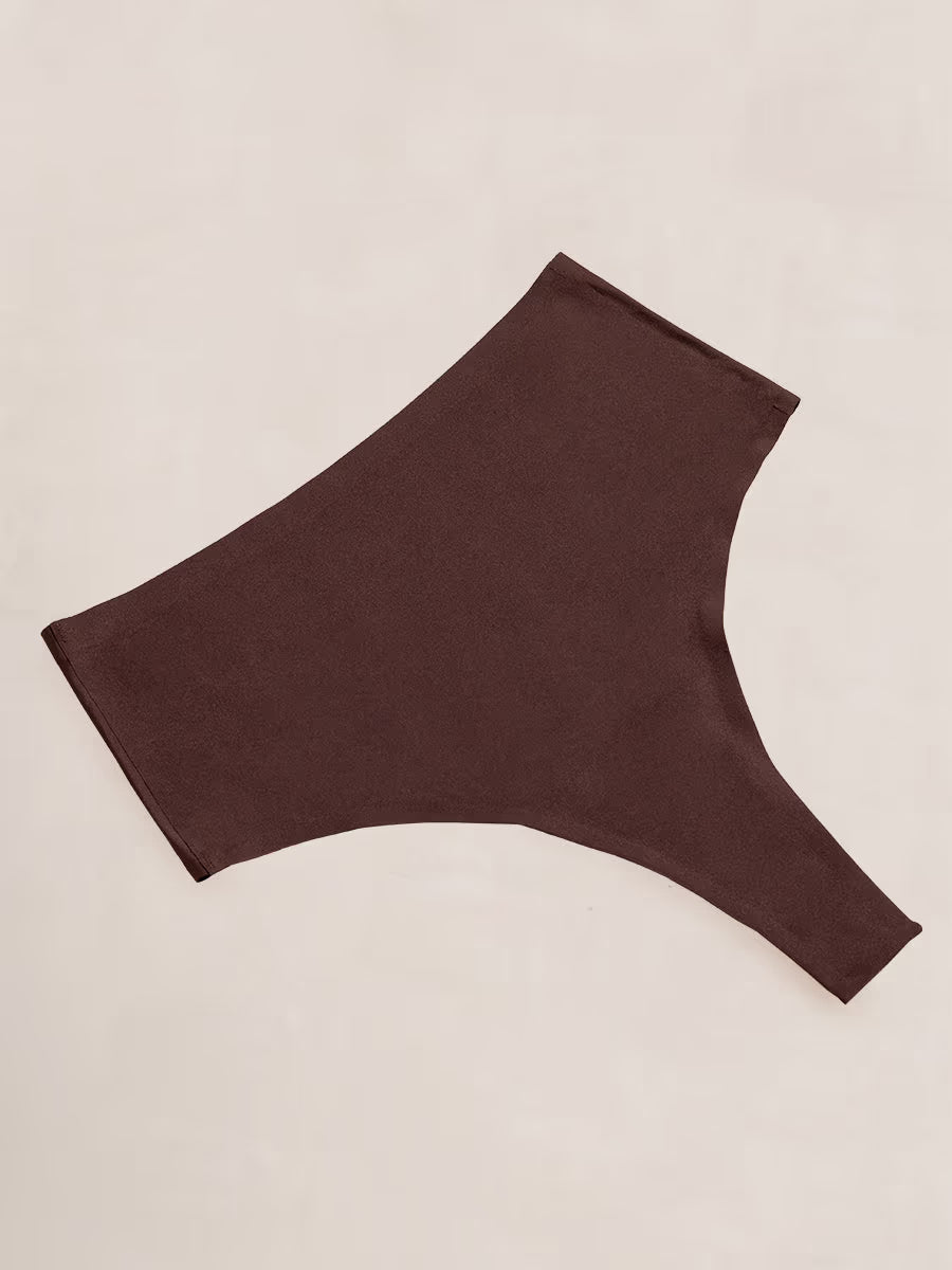 Truekind® Seamless Stretch Mid-Waist Thong